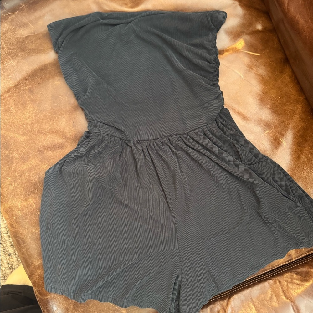 Target Black Strapless Romper